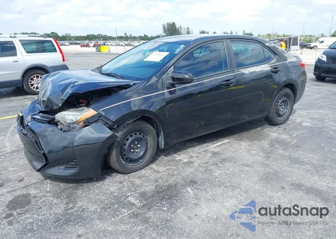 2017 Toyota Corolla Le z USA, uszkodzony, nr VIN 2T1BURHEXHC794105